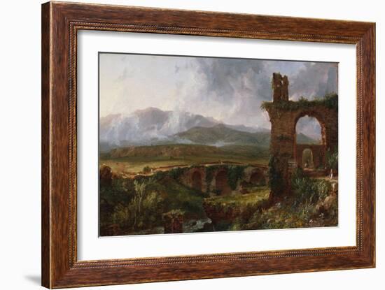 A View Near Tivoli (Morning), 1832-Thomas Cole-Framed Giclee Print