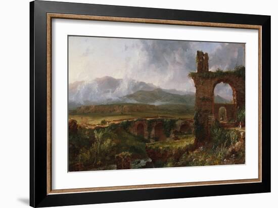 A View Near Tivoli (Morning), 1832-Thomas Cole-Framed Giclee Print