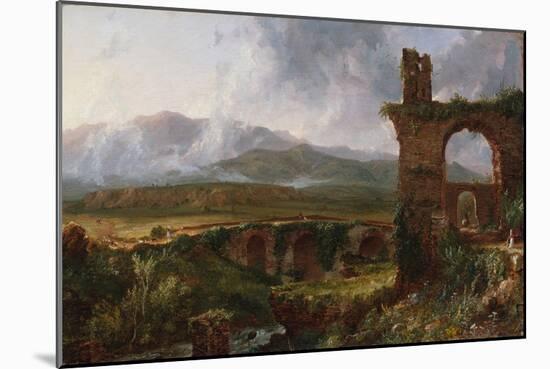 A View Near Tivoli (Morning), 1832-Thomas Cole-Mounted Giclee Print