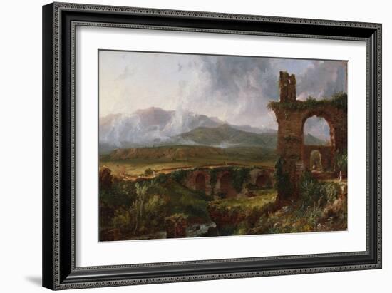 A View Near Tivoli (Morning), 1832-Thomas Cole-Framed Giclee Print