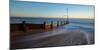 A View of a Groyne at Hayling Island-Chris Button-Mounted Photographic Print