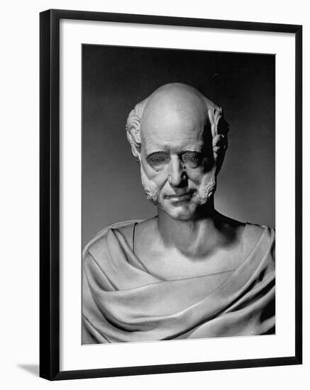 A View of a Life Mask of Martin Van Buren-Bernard Hoffman-Framed Premium Photographic Print