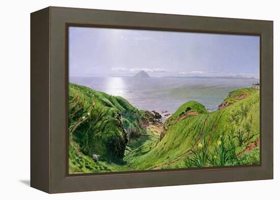 A View of Ailsa Craig and the Isle of Arran, 1860-William Bell Scott-Framed Premier Image Canvas