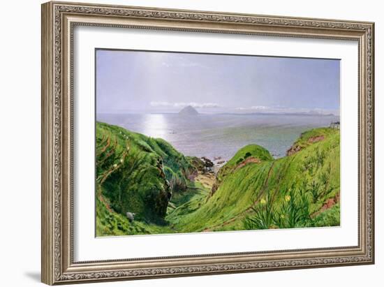 A View of Ailsa Craig and the Isle of Arran, 1860-William Bell Scott-Framed Giclee Print