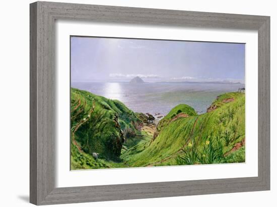 A View of Ailsa Craig and the Isle of Arran, 1860-William Bell Scott-Framed Giclee Print