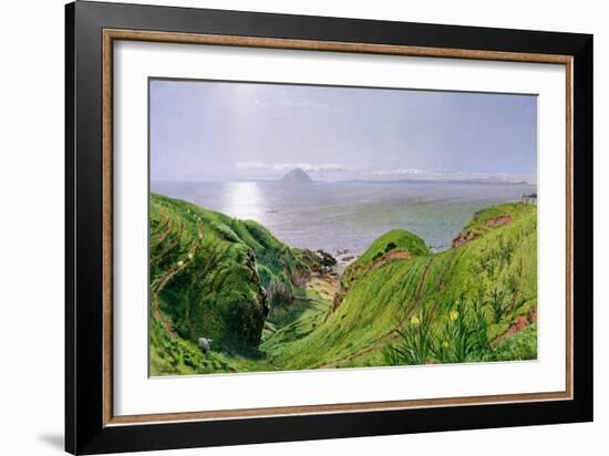 A View of Ailsa Craig and the Isle of Arran, 1860-William Bell Scott-Framed Giclee Print