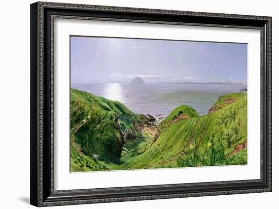 A View of Ailsa Craig and the Isle of Arran, 1860-William Bell Scott-Framed Giclee Print