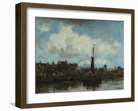 A View of Amsterdam-Jacob Henricus Maris-Framed Giclee Print