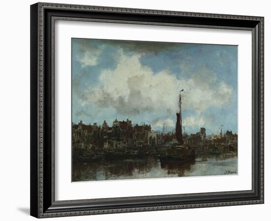 A View of Amsterdam-Jacob Henricus Maris-Framed Giclee Print