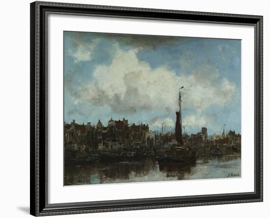 A View of Amsterdam-Jacob Henricus Maris-Framed Giclee Print