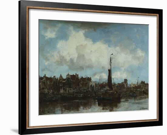 A View of Amsterdam-Jacob Henricus Maris-Framed Giclee Print