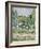 A View of Auvers-Sur-Oise, the Fence, C.1873-Paul Cézanne-Framed Giclee Print