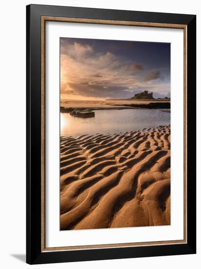 A View of Bamburgh Castle in Northumberland-Chris Button-Framed Photographic Print