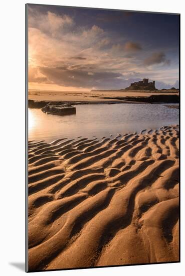 A View of Bamburgh Castle in Northumberland-Chris Button-Mounted Photographic Print