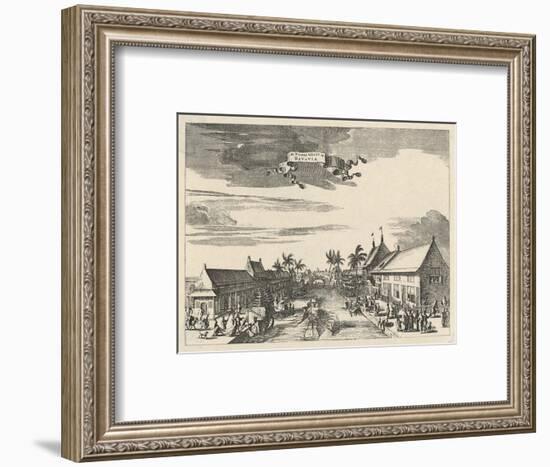 A View of Batavia also known as Djakarta-null-Framed Art Print