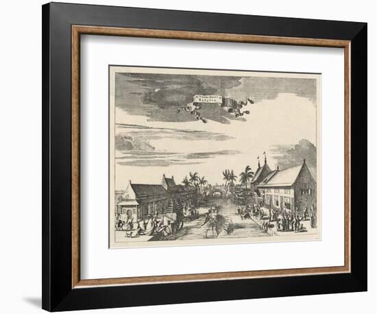 A View of Batavia also known as Djakarta-null-Framed Art Print