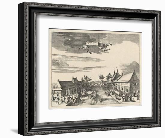 A View of Batavia also known as Djakarta-null-Framed Art Print