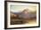 A View of Benmore at Sunset-Alfred De Breanski, Sr .-Framed Giclee Print