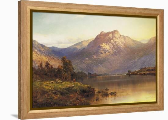 A View of Benmore at Sunset-Alfred De Breanski, Sr .-Framed Premier Image Canvas