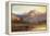 A View of Benmore at Sunset-Alfred De Breanski, Sr .-Framed Premier Image Canvas