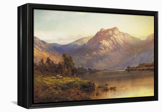 A View of Benmore at Sunset-Alfred De Breanski, Sr .-Framed Premier Image Canvas