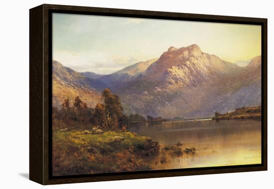 A View of Benmore at Sunset-Alfred De Breanski, Sr .-Framed Premier Image Canvas