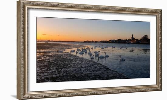 A View of Bosham Harbour in West Sussex-Chris Button-Framed Photographic Print