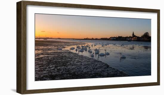 A View of Bosham Harbour in West Sussex-Chris Button-Framed Photographic Print