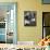 A View of Cadets at the Annapolis Naval Academy Studying in their Dorm Room-David Scherman-Framed Premier Image Canvas displayed on a wall