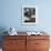 A View of Cadets at the Annapolis Naval Academy Studying in their Dorm Room-David Scherman-Framed Premium Photographic Print displayed on a wall