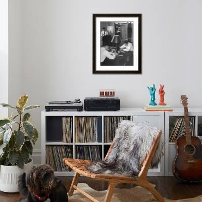 A View Of Cadets At The Annapolis Naval Academy Studying In Their Dorm Room Premium Photographic Print By David Scherman Art Com