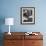 A View of Cadets at the Annapolis Naval Academy Studying in their Dorm Room-David Scherman-Framed Premium Photographic Print displayed on a wall