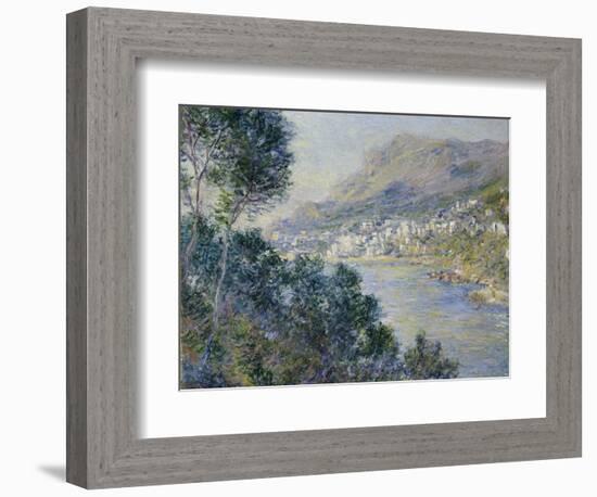 A View of Cape Martin, Monte Carlo-Claude Monet-Framed Giclee Print