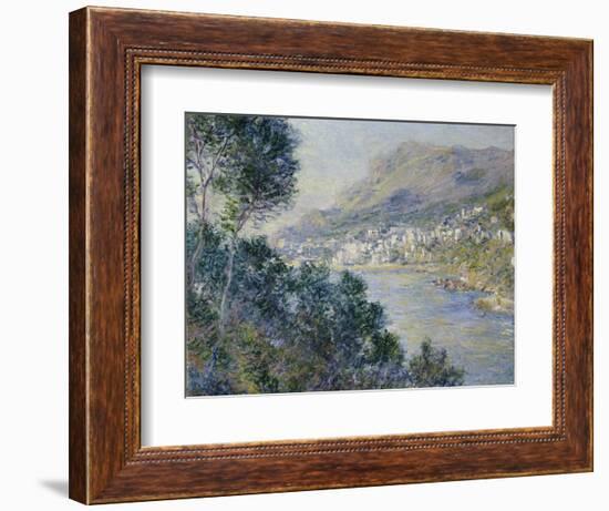 A View of Cape Martin, Monte Carlo-Claude Monet-Framed Giclee Print