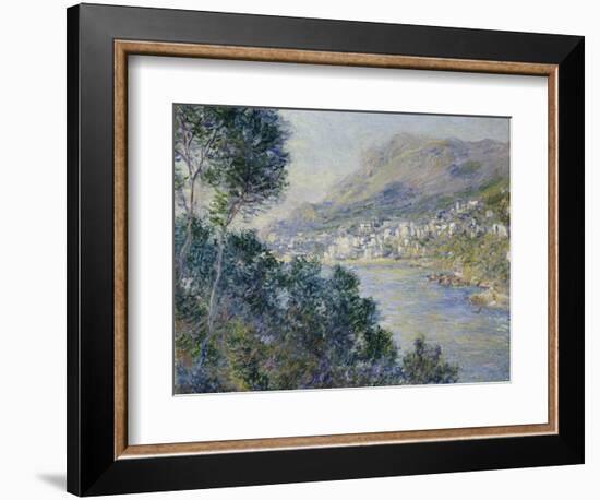 A View of Cape Martin, Monte Carlo-Claude Monet-Framed Giclee Print