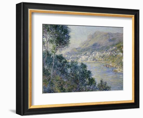 A View of Cape Martin, Monte Carlo-Claude Monet-Framed Giclee Print