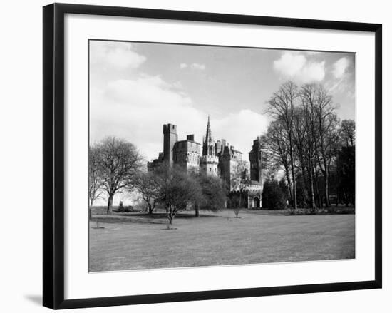 A View of Cardiff Castle, Wales, Circa 1940-Staff-Framed Photographic Print