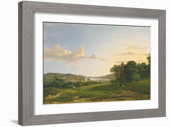 A View of Cessford and the Village of Caverton, Roxboroughshire in the Distance, 1813-Patrick Nasmyth-Framed Giclee Print