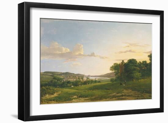 A View of Cessford and the Village of Caverton, Roxboroughshire in the Distance, 1813-Patrick Nasmyth-Framed Giclee Print