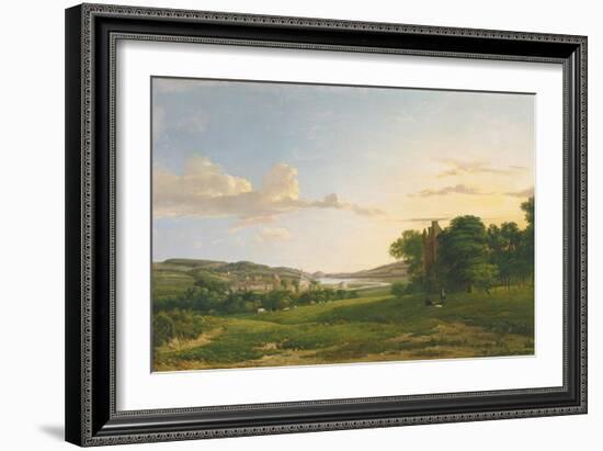 A View of Cessford and the Village of Caverton, Roxboroughshire in the Distance, 1813-Patrick Nasmyth-Framed Giclee Print