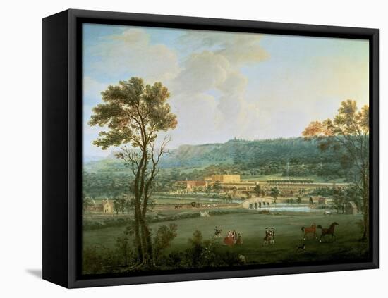 A View of Chatsworth from the South-West-Thomas Smith of Derby-Framed Premier Image Canvas