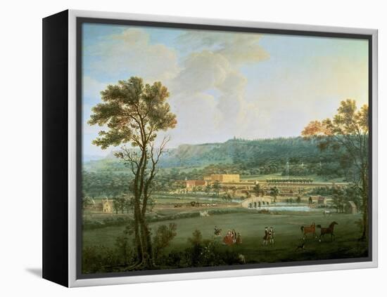 A View of Chatsworth from the South-West-Thomas Smith of Derby-Framed Premier Image Canvas