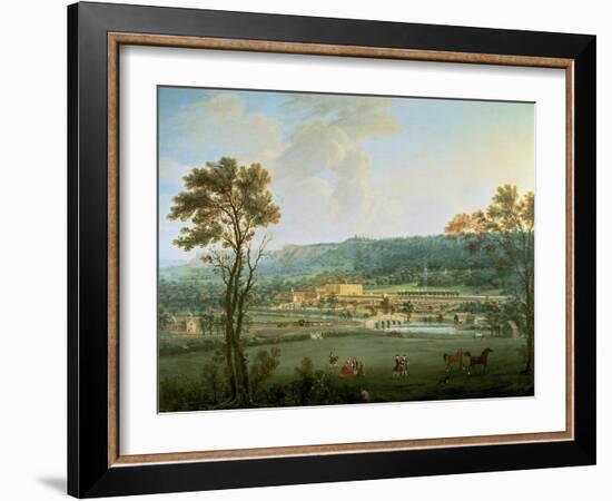 A View of Chatsworth from the South-West-Thomas Smith of Derby-Framed Giclee Print