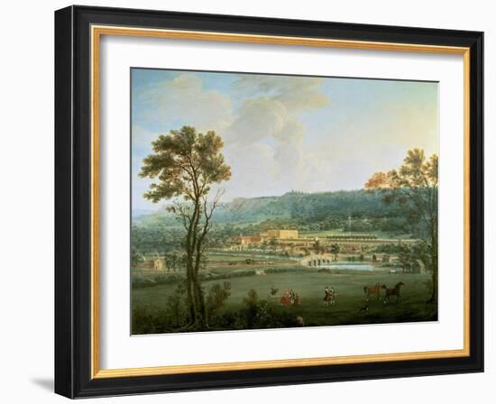 A View of Chatsworth from the South-West-Thomas Smith of Derby-Framed Giclee Print