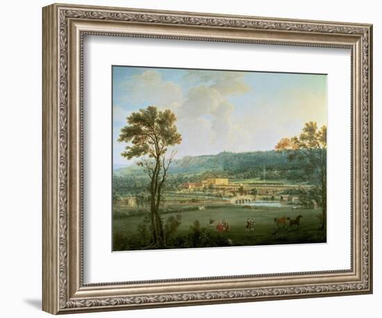 A View of Chatsworth from the South-West-Thomas Smith of Derby-Framed Giclee Print