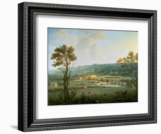 A View of Chatsworth from the South-West-Thomas Smith of Derby-Framed Giclee Print