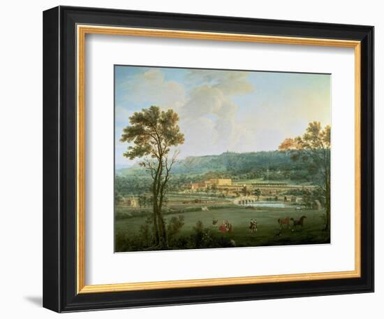 A View of Chatsworth from the South-West-Thomas Smith of Derby-Framed Giclee Print