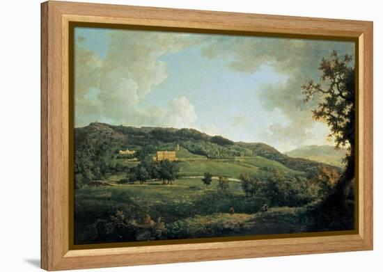 A View of Chatsworth-William Marlow-Framed Premier Image Canvas