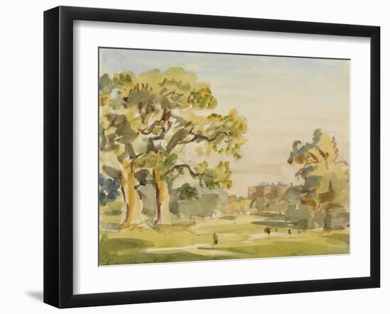 A View of Chirk Castle, 1916-Philip Wilson Steer-Framed Giclee Print