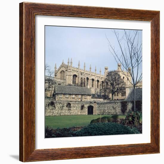 A view of Christ College in Oxford. January 1972-P. Stuart-Framed Photographic Print